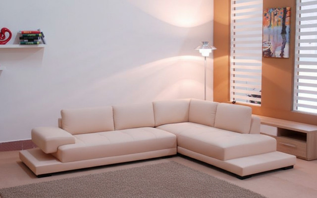 Leather corner sofa couch upholstery corner seating living suite set
