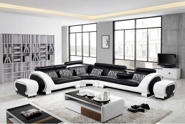 Corner couch, corner suite, L-shaped sofa, corner sofa, upholstery, living area suite