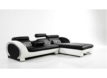 Corner sofa set leather sofa couch corner padding stool set complete