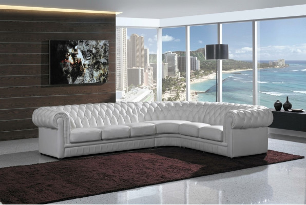 Leather sofa corner sofa couch chesterfield upholstery corner suite sofa couches