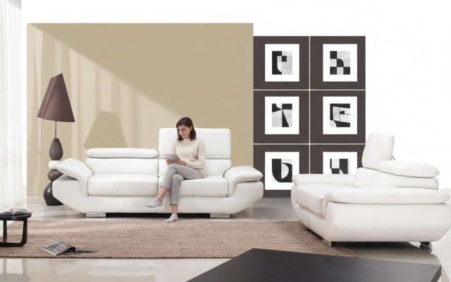Luxury Furniture Sofa Suite Couch Sofa Upholstery 3+2 Leather Sofa Couch Set Suite