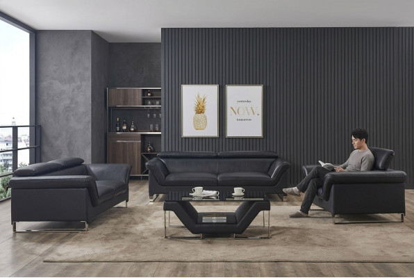 Modern sofas couches upholstery leather 3+2 seater sofa set newly furnished set