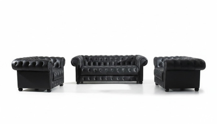Chesterfield Sofa Set 311 Seater Design Couch Upholstered Sofa Suite Set