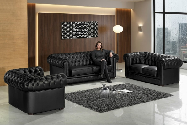Chesterfield sofa set furniture sofa seating set sofa upholstery couch leather