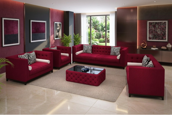 Sofa set leather sofa couch seating set upholstered couch 3-piece armchair
