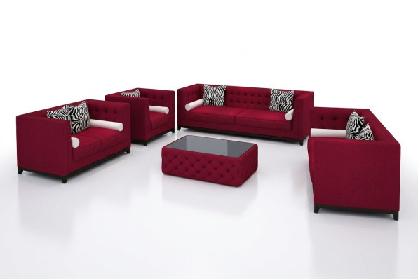 Sofa set leather sofa couch seating set upholstered couch 3-piece armchair