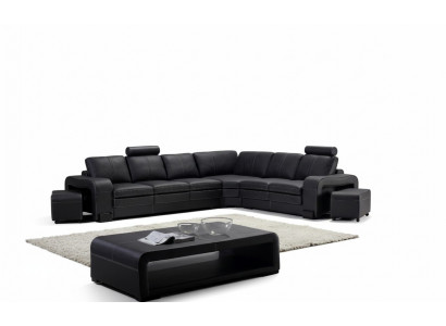 Designer sofa couch corner sofa with ottoman upholstery suite living landscape