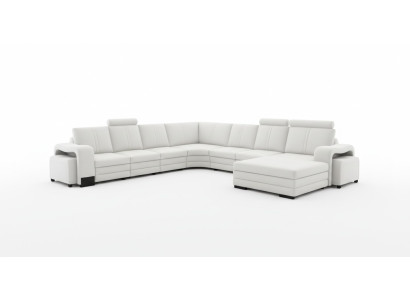 Living room seating set sofa upholstery set living landscape sofa + 2x stools
