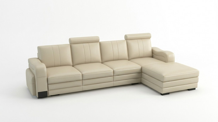 Leather Modern Couch Living Landscape Leather Sofa Sofa Set Sofa L-Shape