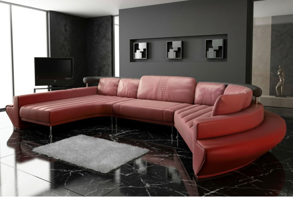 Round couch sofa upholstery, round sofas, living landscape, corner sofa, corner suite.