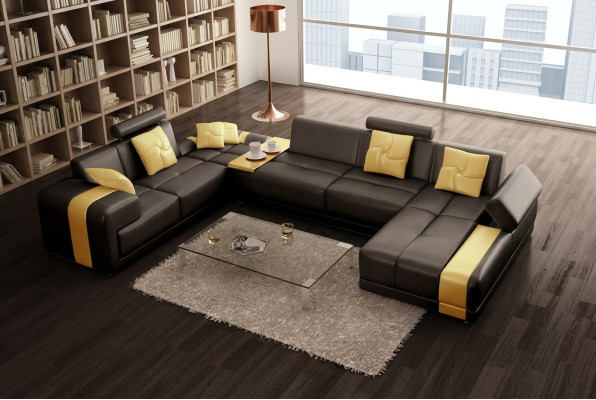 Sofa corner set living landscape U-shape corner couch corner sofa couch set