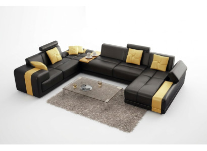 Sofa corner set living landscape U-shape corner couch corner sofa couch set