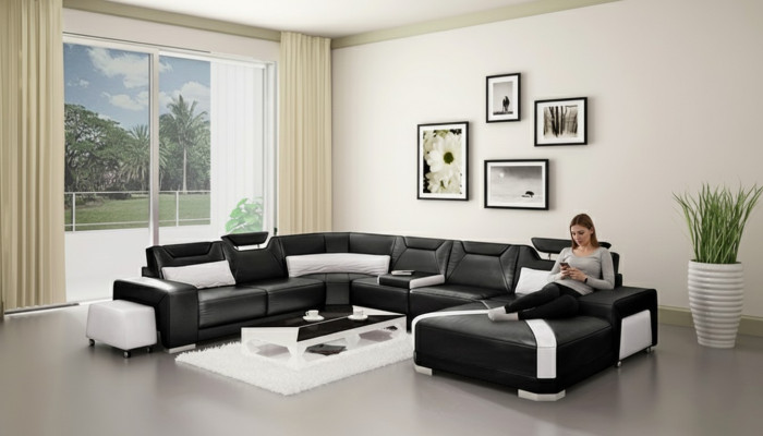 U-shaped sectional sofa corner set corner couch corner sofa couch combination