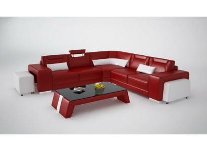 Leder Modern Couch Living Landscape Leather Sofa Sofa Set Sofa L Shape Coffee Table