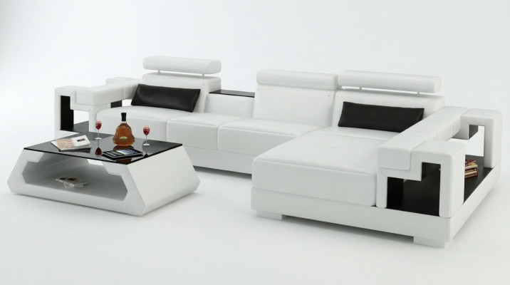 L-shaped sofa couch upholstery set living room landscape design corner sofa leather