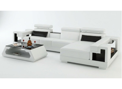 L-shaped sofa couch upholstery set living room landscape design corner sofa leather