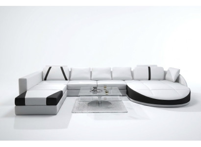Living landscape couch corner set U-shape sofa corner couch corner sofa set