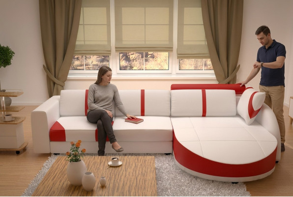 Corner couch corner set L-shaped sofa corner sofa decorative set upholstered couch