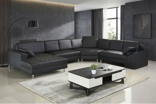 Corner sofa U-shape sofa couch upholstered corner sofa living landscape leather sofa