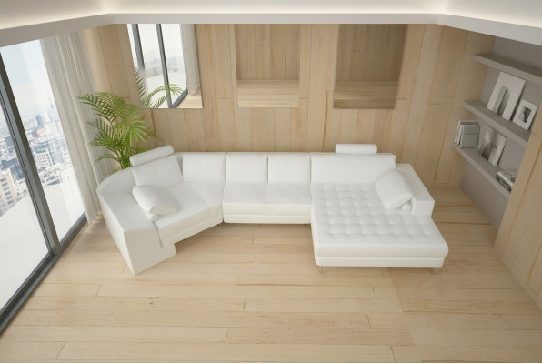 Designer living room corner sofa couch upholstery seat corner garniture leather couches