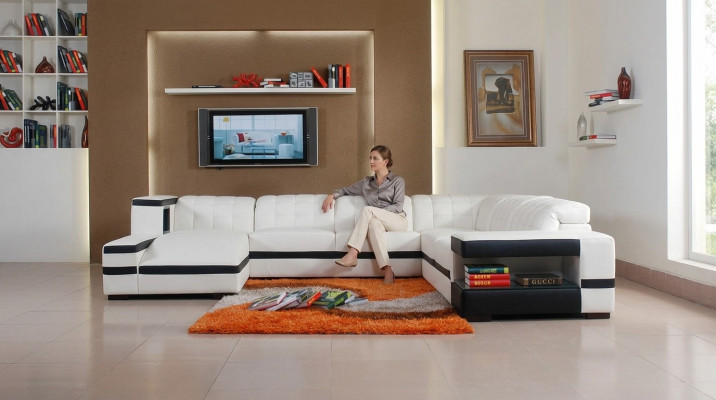 Designer sofa couch corner sofa with stool set living landscape upholstery