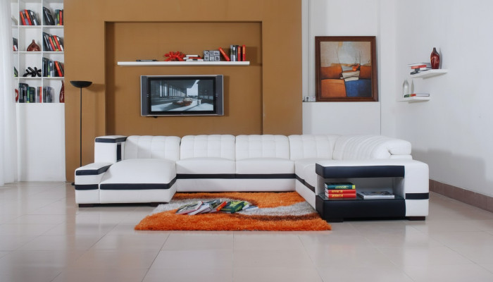 Designer sofa couch corner sofa with stool set living landscape upholstery