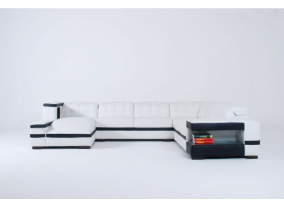 Designer sofa couch corner sofa with stool set living landscape upholstery