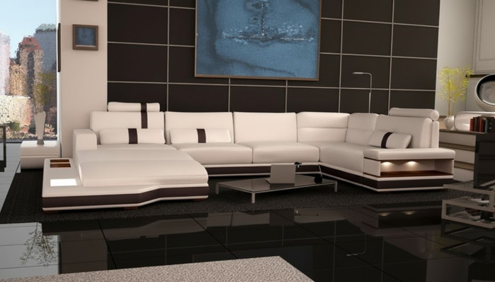 Modern sofa corner suite U-shape upholstered corner couch designer seating furniture couches
