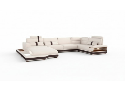 Modern sofa corner suite U-shape upholstered corner couch designer seating furniture couches