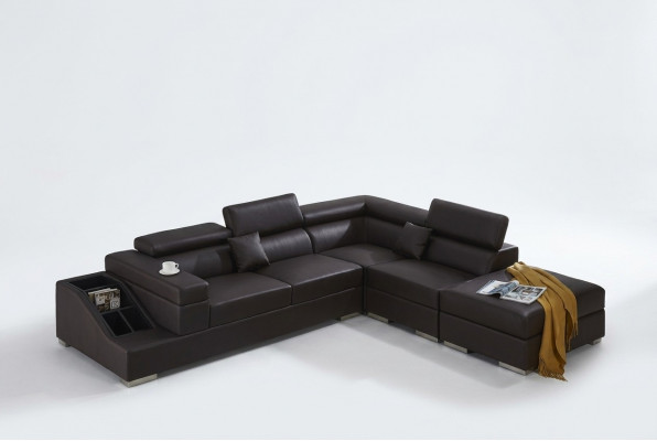 Modern sofa corner set L-shape upholstered corner couch designer seating furniture