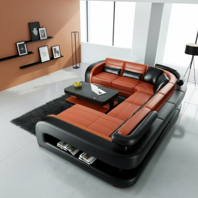 Luxurious living room corner suite corner sofa corner couch sofa upholstery corner couch leather
