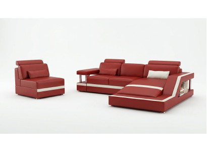 Corner sofa suite couch corner upholstered stool set complete armchair sofa
