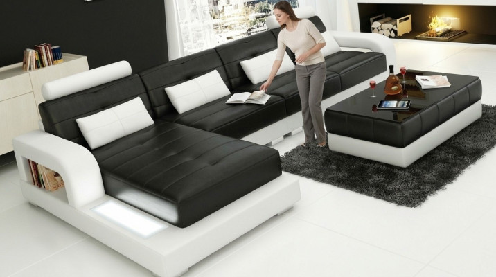 Furniture corner sofa leather sofa couch upholstery corner seating lounge suite