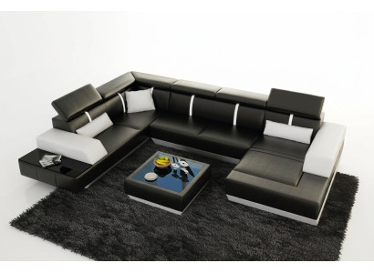 Sofa landscape U-shaped corner sofa couch set upholstery U-shape