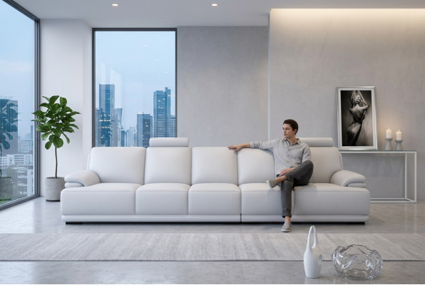 Sofa sofa set couch corner upholstery XXL big long sofa 6 seats couches