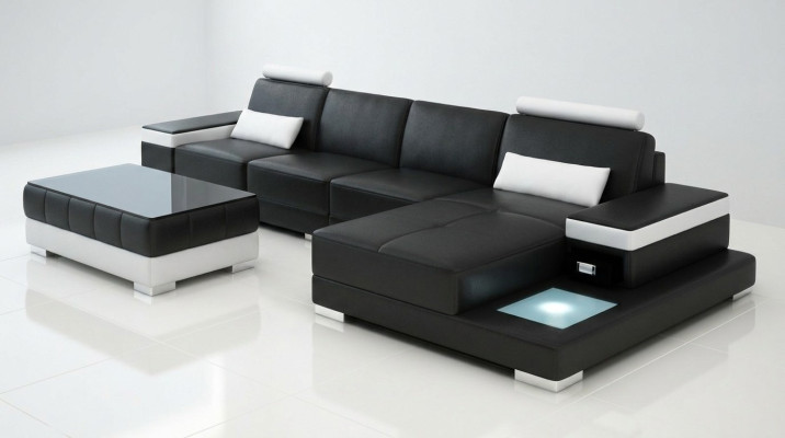 Couch corner sofa furniture leather living landscape suite design modern sofa
