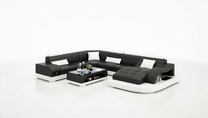 Sofa living landscape U-shaped corner sofa couch set upholstery big XXL sofas couches