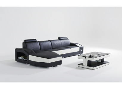 Leather Modern Couch Living Landscape Leather Sofa Sofa Set Furniture Sofa