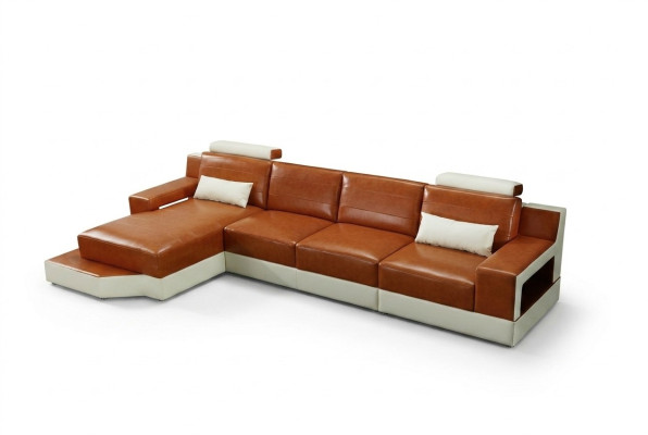 L-shaped sectional sofa exclusive living room furniture