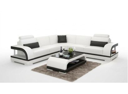 Modern sofa corner suite L-shape upholstered corner designer couch seating furniture
