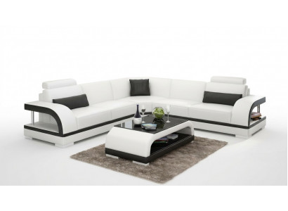 Modern sofa corner suite L-shape upholstered corner designer couch seating furniture