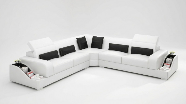 Corner sofa leather sofa couch upholstered corner seating landscape living room suite L-shape