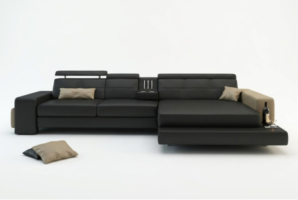 Designer sofa set corner sofa with ottoman living landscape upholstery
