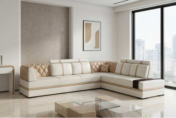 Sectional sofa couch upholstery living landscape leather decor corner sofas set