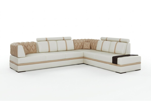 Sectional sofa couch upholstery living landscape leather decor corner sofas set