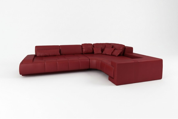 Leather Modern Couch Living Landscape Leather Sofa Decoration Sofa Set Sofa L-Shape