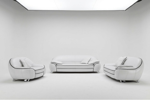Leather sofa couch sofa set 3+2 seater sets design modern sofa