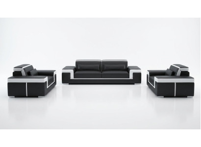 Sofa 3+1+1 Sofa Set Seating Design Upholstered Couches Couch Modern