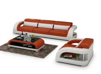 Sofa Set 3+1+1 Seat Designer Upholstered Couches Modern Couch