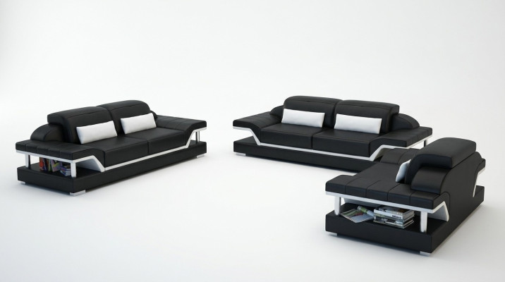 Complete Sofa Set Living Room Sofas 3+1+1 Seater Sofa Upholstery